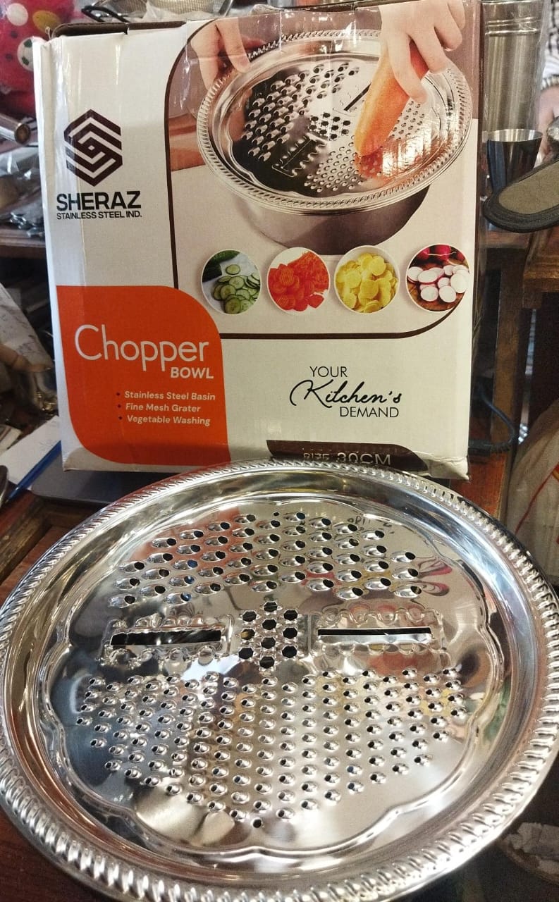 Chopper with bowl steel