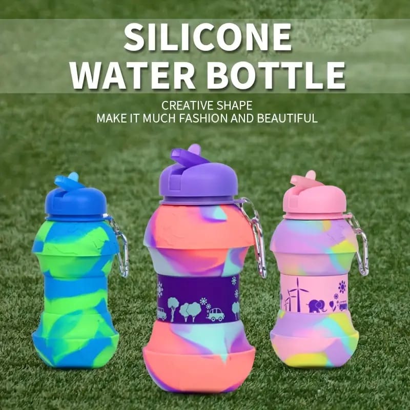Silicone Foldable Water Bottle