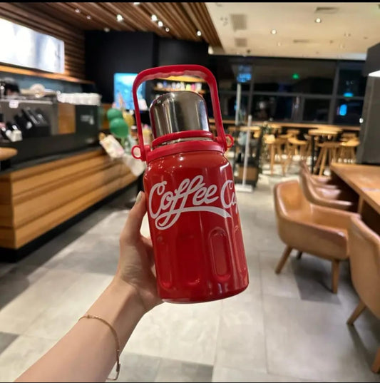 1200ML 316 Stainless Steel Insulated Water Bottle Tumbler with Handle Large Capacity Vacuum Travel Outdoor Car Carrying Kettle