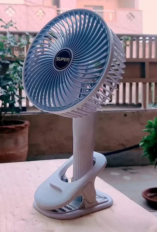 2 in 1 Reachargeable and Portable Table and Hand Fan