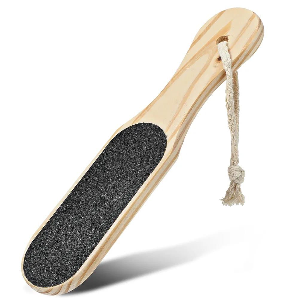 Double Sided Foot File Callus Remover for Feet Professional Wooden Pedicure🤩