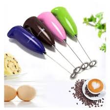 Coffee Milk Frother Egg Beater - Coffee Frother Foam Whisk Mixer Blender Stirrer - Mini Handy Electric Battery Op