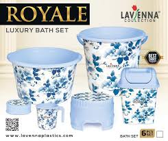 ROYAL LUXURY HOUSEHOLD Bathroom set 6 pic set