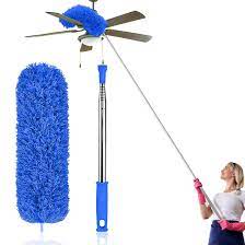 100-inch Extra-Long Dusters, Cleaner Tools with Extension Pole and Bendable and Washable Microfiber Head, Feather Duster for High Ceilings,Ceiling Fan,Furniture