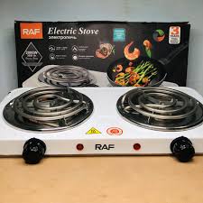 Electric Stove DOUBLE CHULA Portable Hot Plate - Open Coil Double Burner 2000 Watts