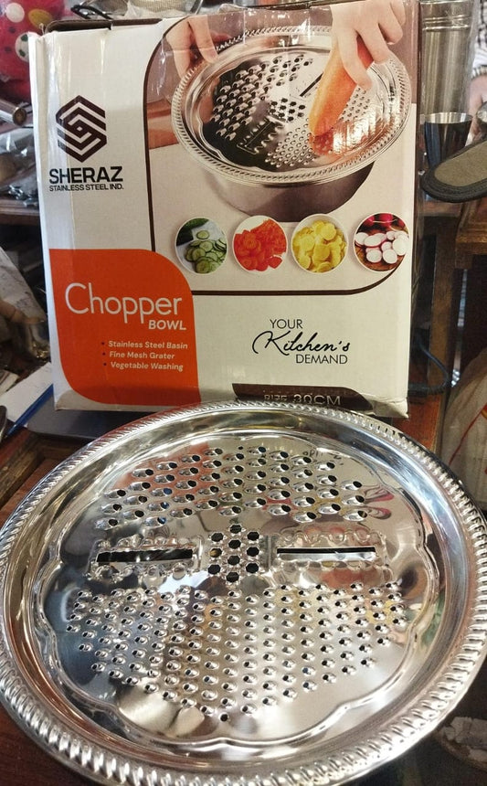 Chopper with bowl steel