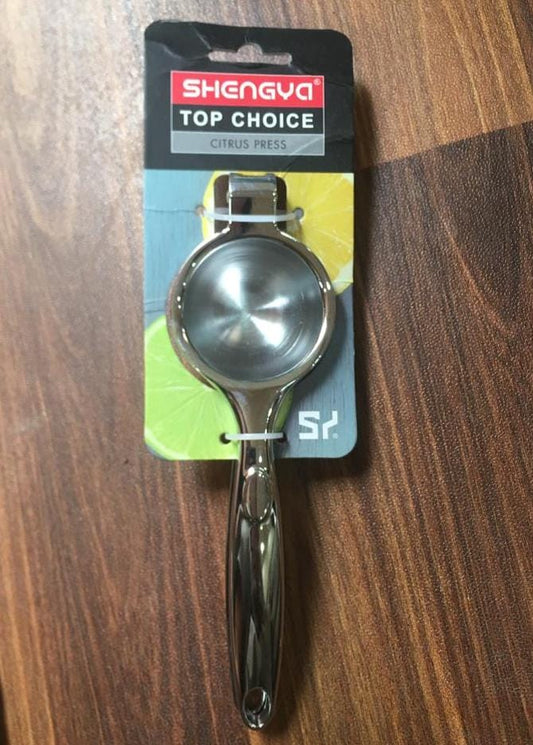 Steel lemon squeezer