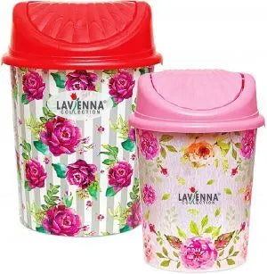 Lavenna China DustBin / Pure Plastic Made / Swing Dustbin / Waste Bin