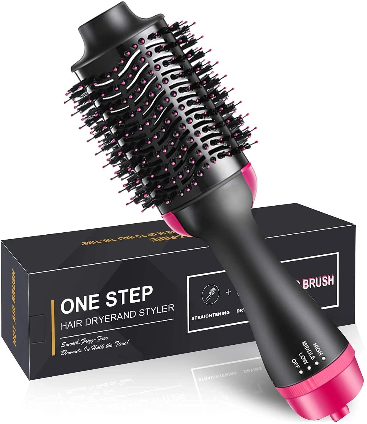 One step hair brush