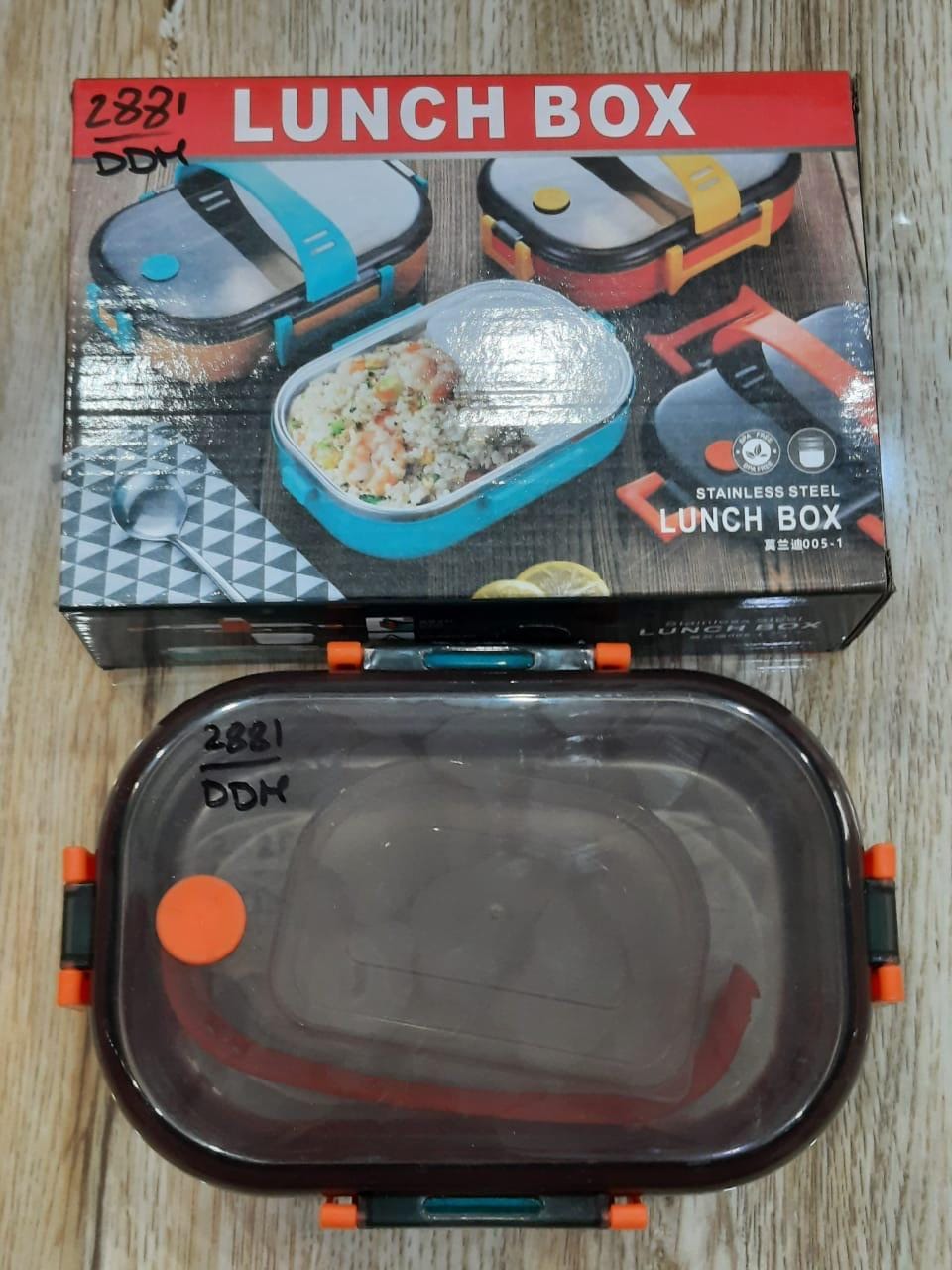 Lunch box steelness steel