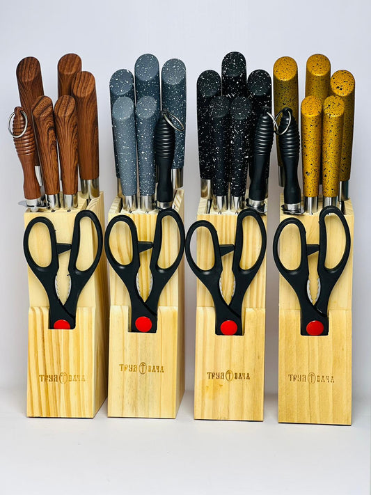 Knife 7 PCs murble design