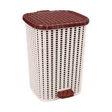 Paddle Bin | Rattan Style | Stylish Look Dustbin | Knit & Knot | Luxury Dustbin Waste bin Trash bin Garbage bin Pedal Bin kiwi