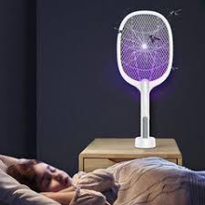 Rechargeable 2 in 1 Insect Killer Racket & Lamp