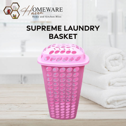 Design # 2 Laundry Basket-Cloth Basket-Washing Area-Bucket-Plastic-Standard Size
