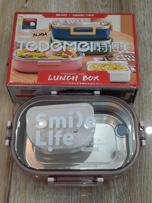 Lunch box original steel with plastic