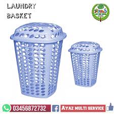 Design # 2 Laundry Basket-Cloth Basket-Washing Area-Bucket-Plastic-Standard Size